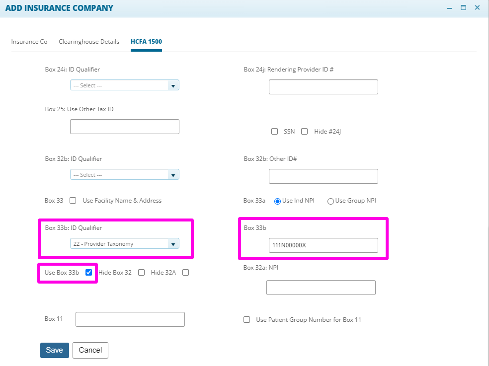 How Do I Add A Taxonomy Code To My Claim Form?