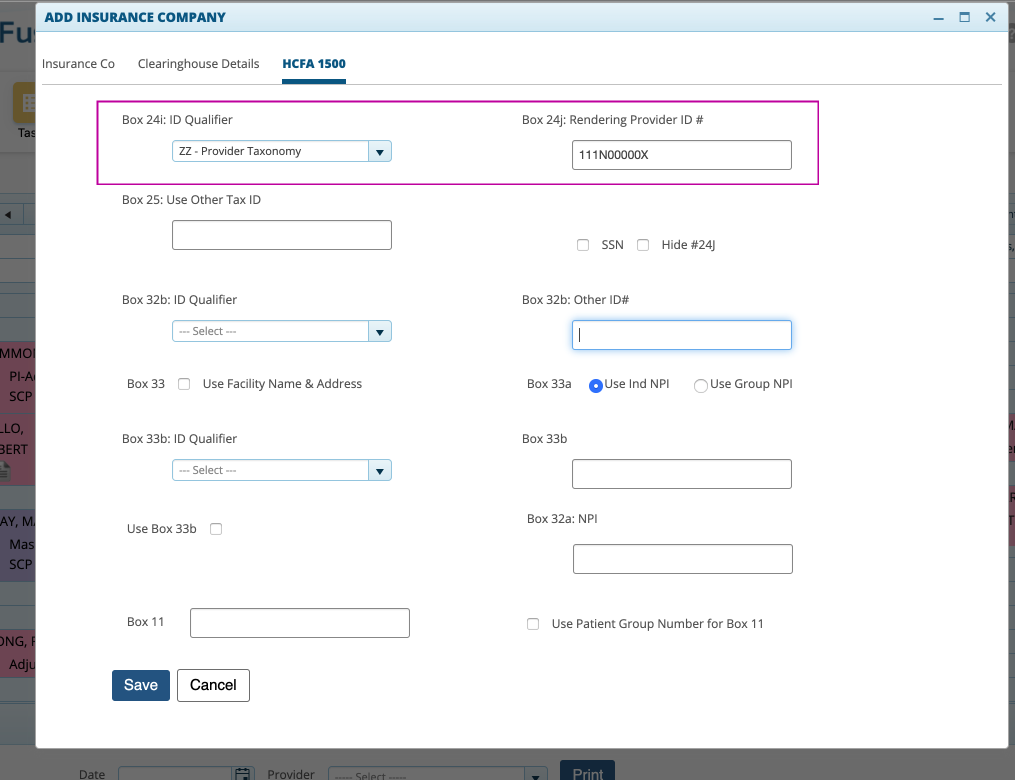 How Do I Add A Taxonomy Code To My Claim Form?